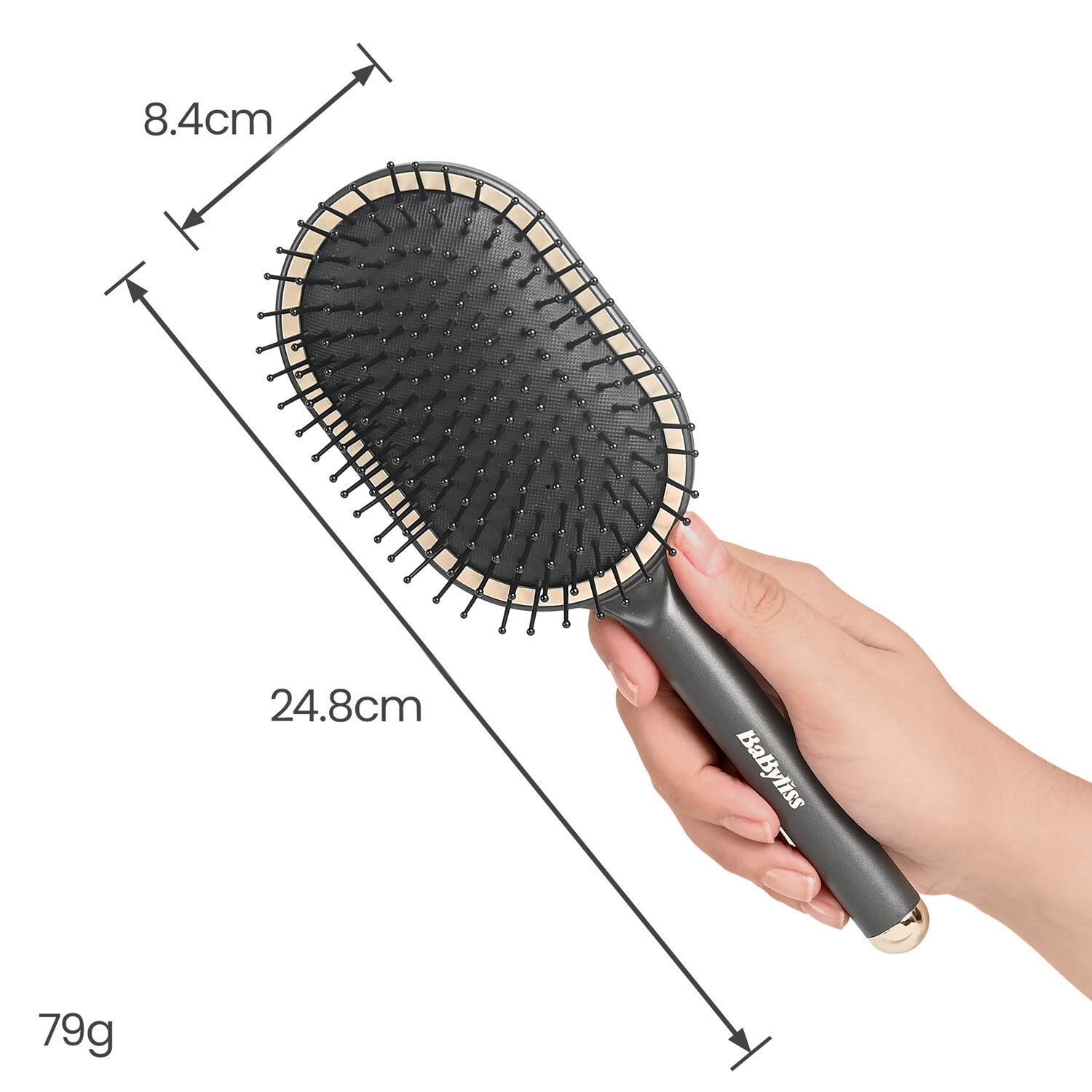 Wet to Dry Ceramic Cushion Hair Brush